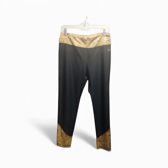 NYL Women's Leopard Print Activewear Leggings - Size XL - JC 279 - Picture 2 of 8